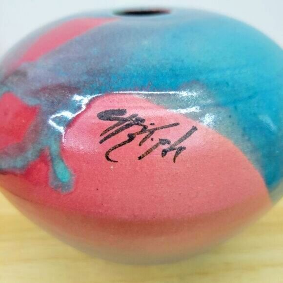 Christopher "Christoph" Heede Arizona Studio Pottery Ruku Jug Vase Vessel - Picture 10 of 16